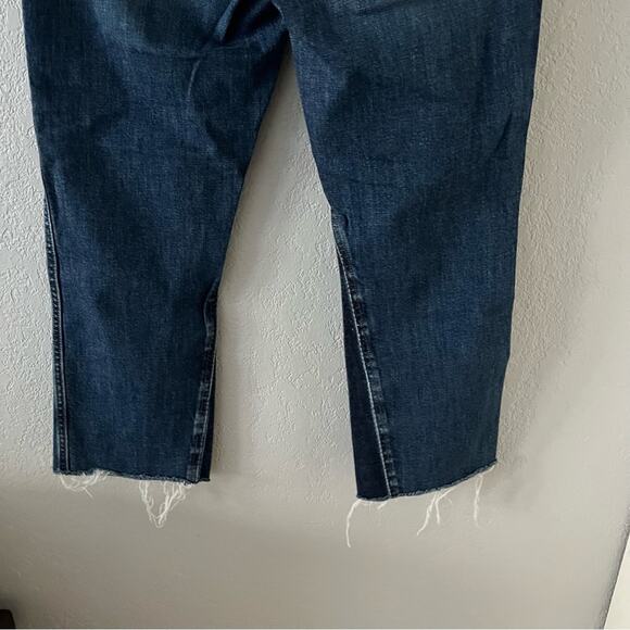 Everlane Original Cheeky Bootcut Crop Jean in Classic Blue Wash - Picture 10 of 10